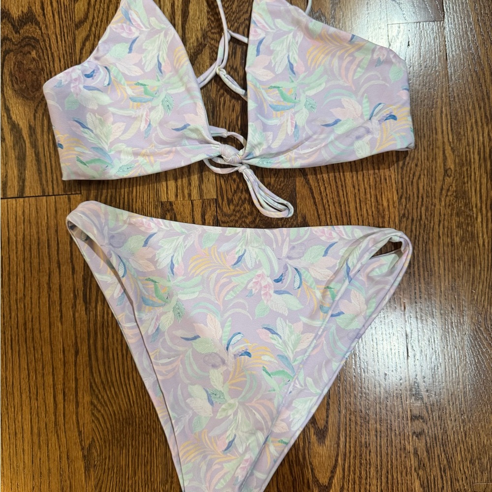 Skatie Pastel Floral Bikini Set
